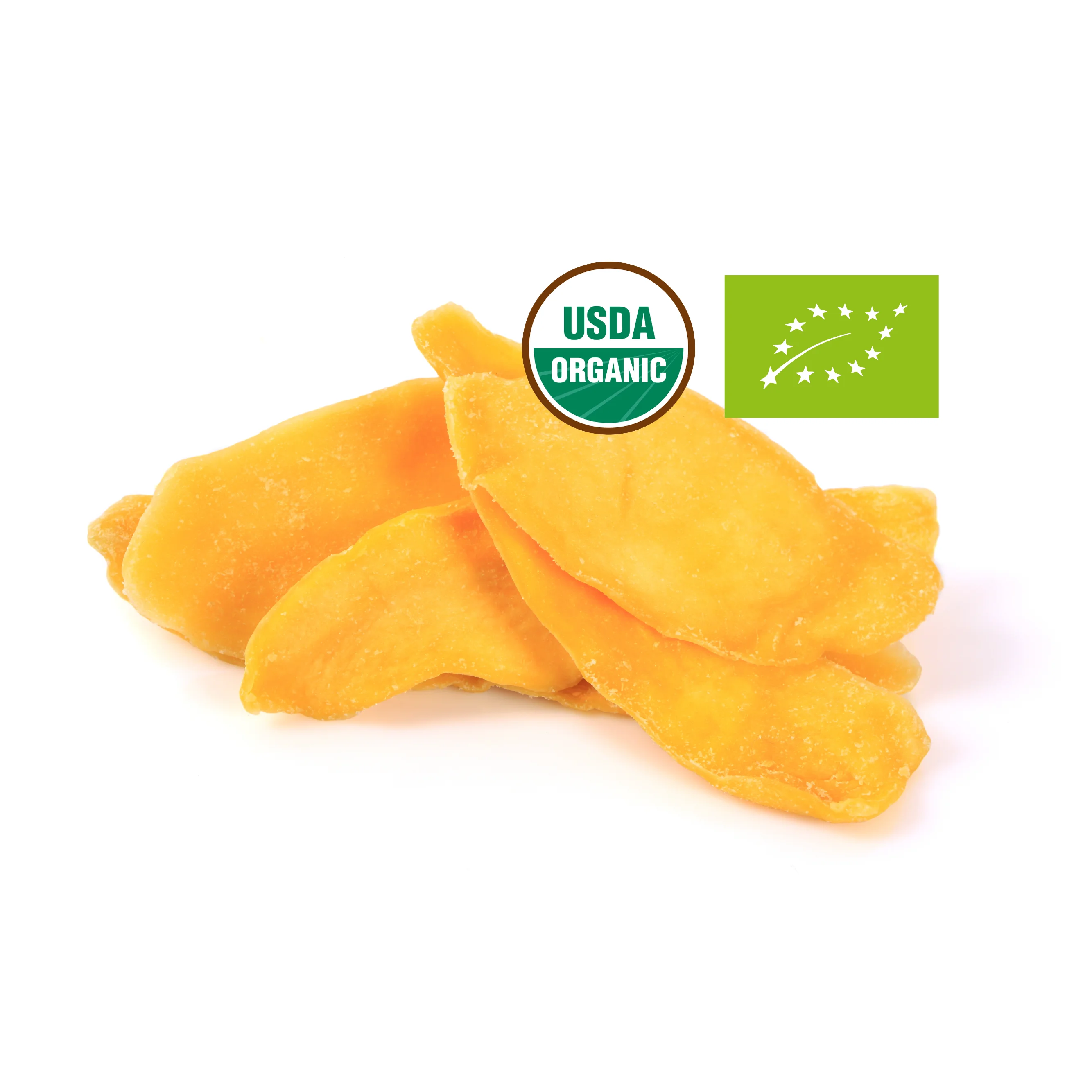 Organic Dried Mango USDA & EU Organic Certified Dry Mango Slice From Thailand Dried Fruit Mango