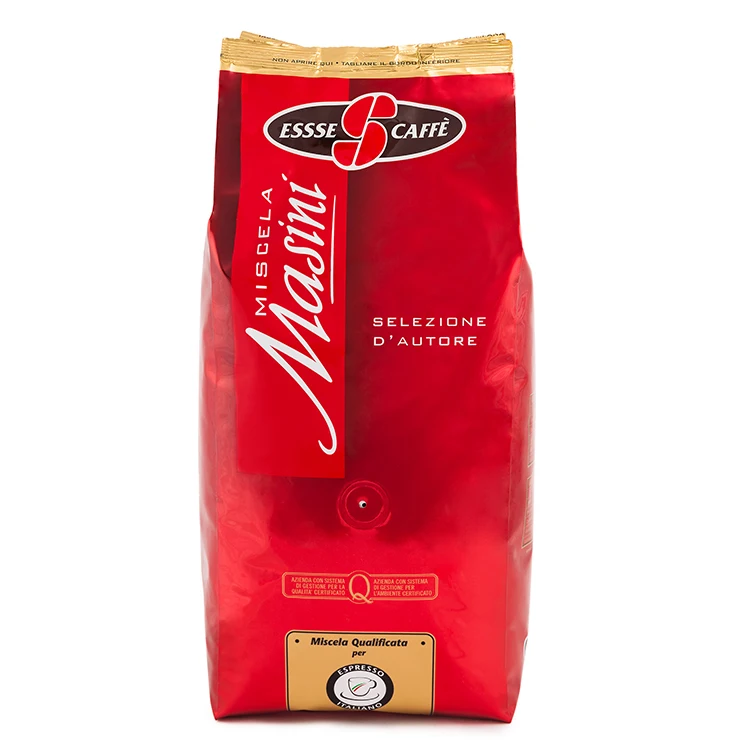 Смесь Masini-Лучший итальянский эспрессо-Жареные зерна кофе Арабика Робуста