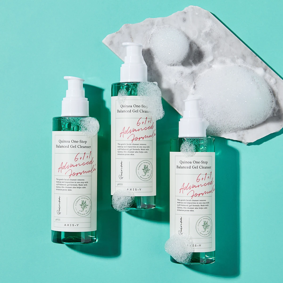 AXIS-Y Quinoa One-Step balanced Gel Cleanser 180ml korean skin care made in korea 2021