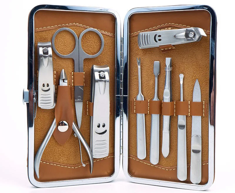  Профессиональный стильный стальной набор для маникюра и педикюра от популярного производителя