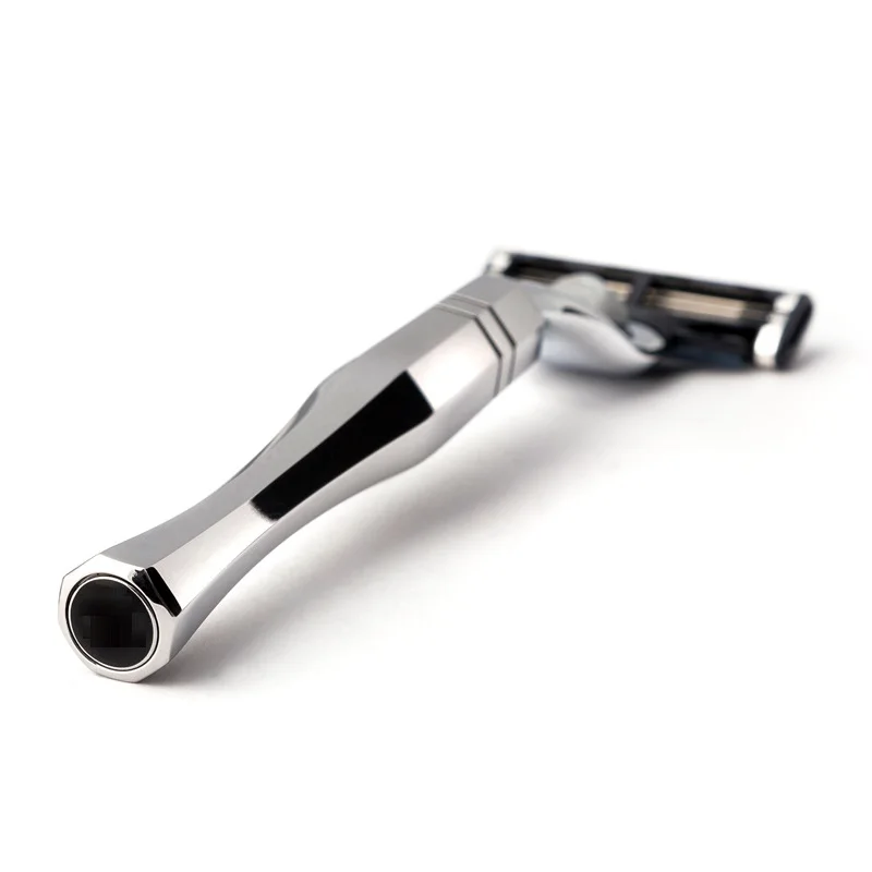 
Luxury double edge safety razor with brass handle/Customize Logo brass Handle Classical Double-Edge Safety Razor 