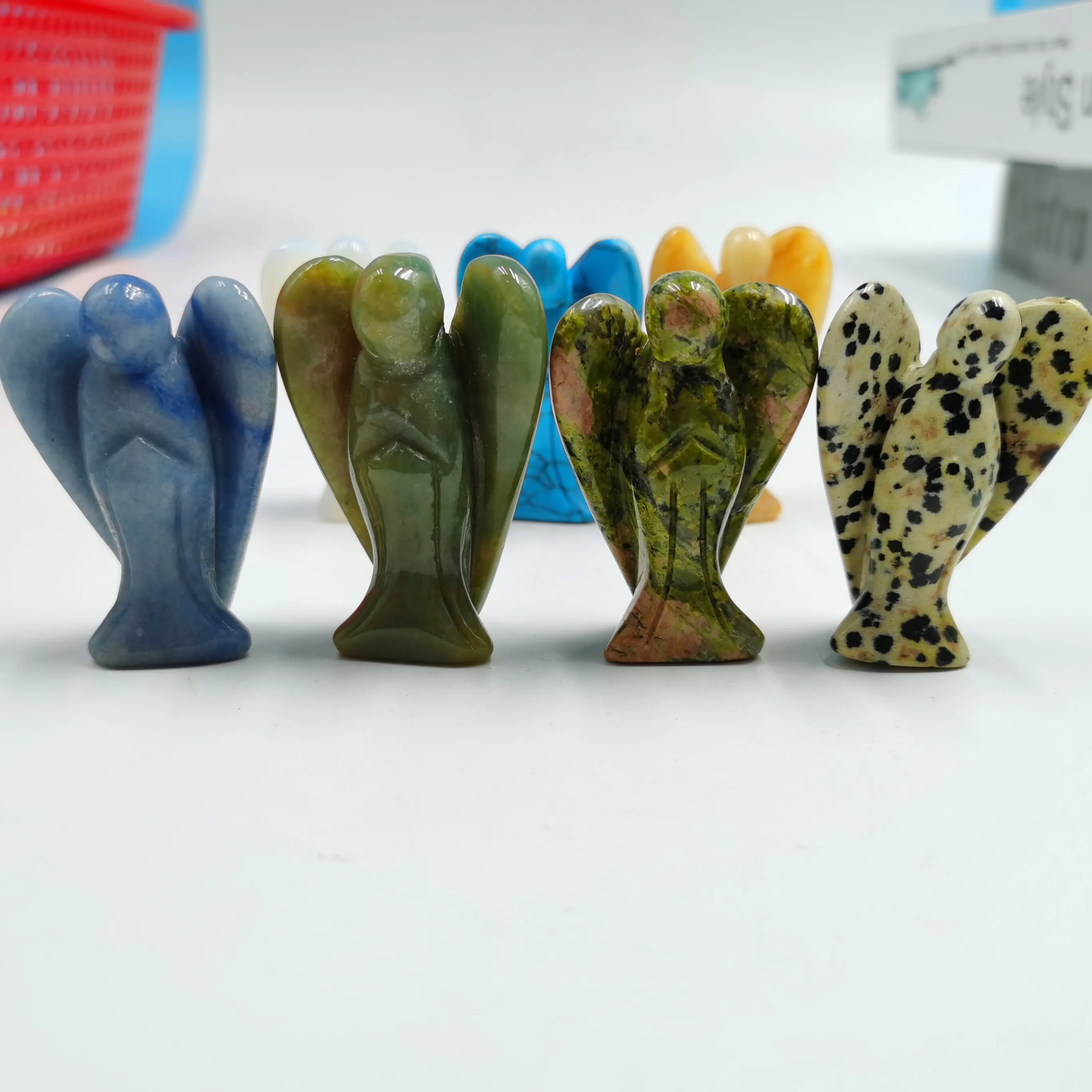 Wholesale crystal healing stones gemstone angel