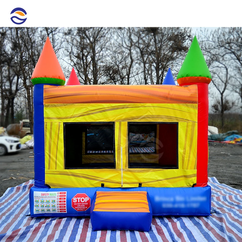 Mini Coloured Inflatable Bouncer Jumping Bouncy Castle Bounce House