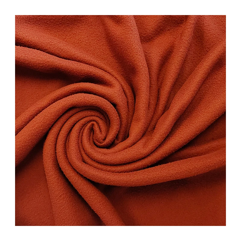 Spot outlet 100%polyester brush fabric material recycle poly eco-friendly fabric stoffe