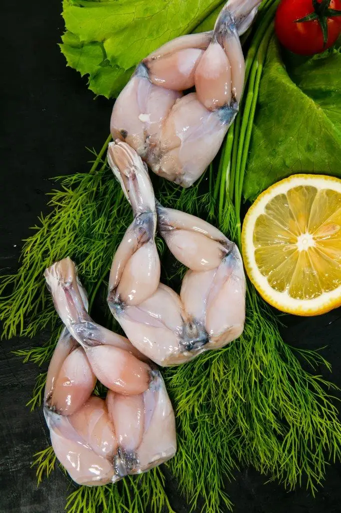 Замороженные ножки лягушки стандарта экспорта США IQF/IWP