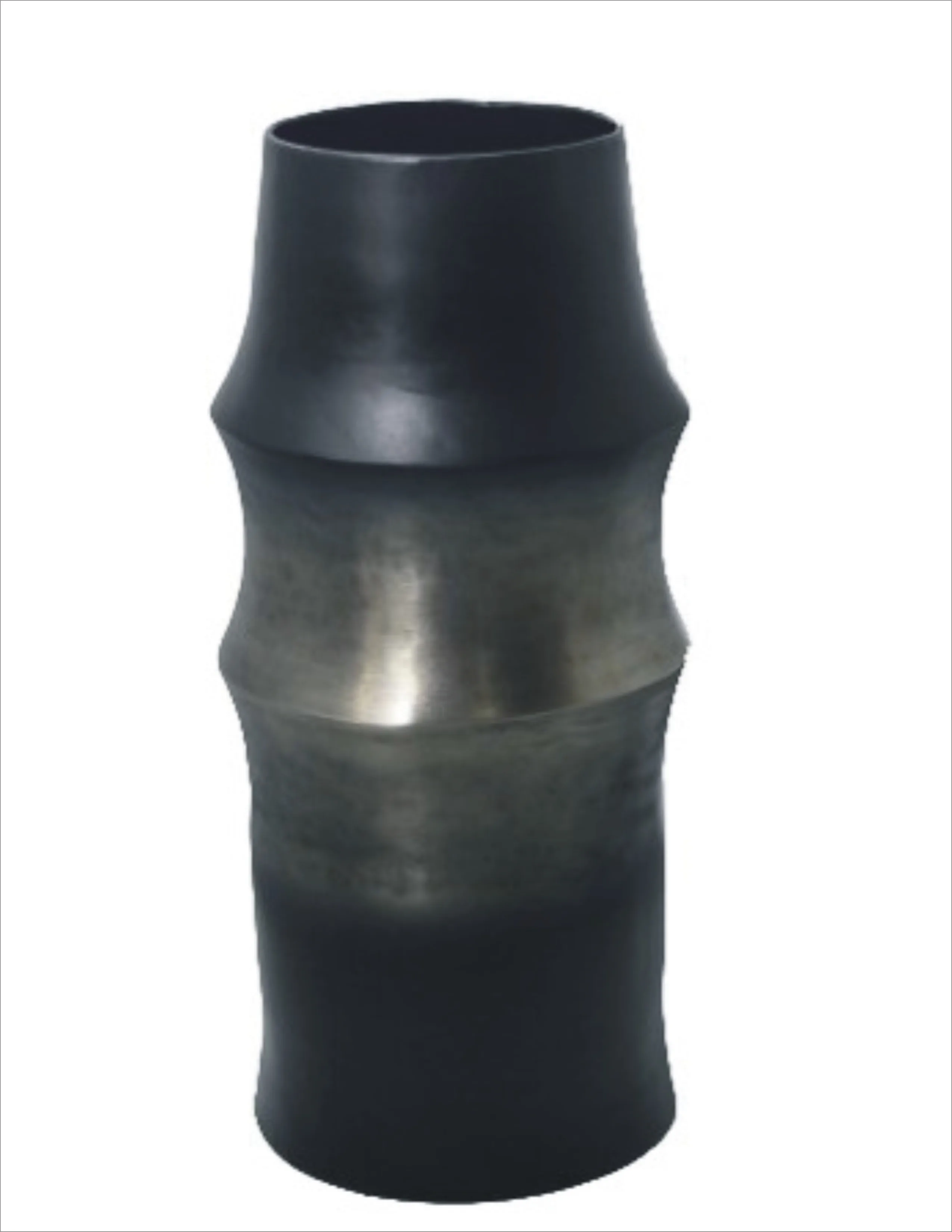 Black Unique Pattern Pot And Vase Home Metal Vase Aluminum Vases (11000001291411)
