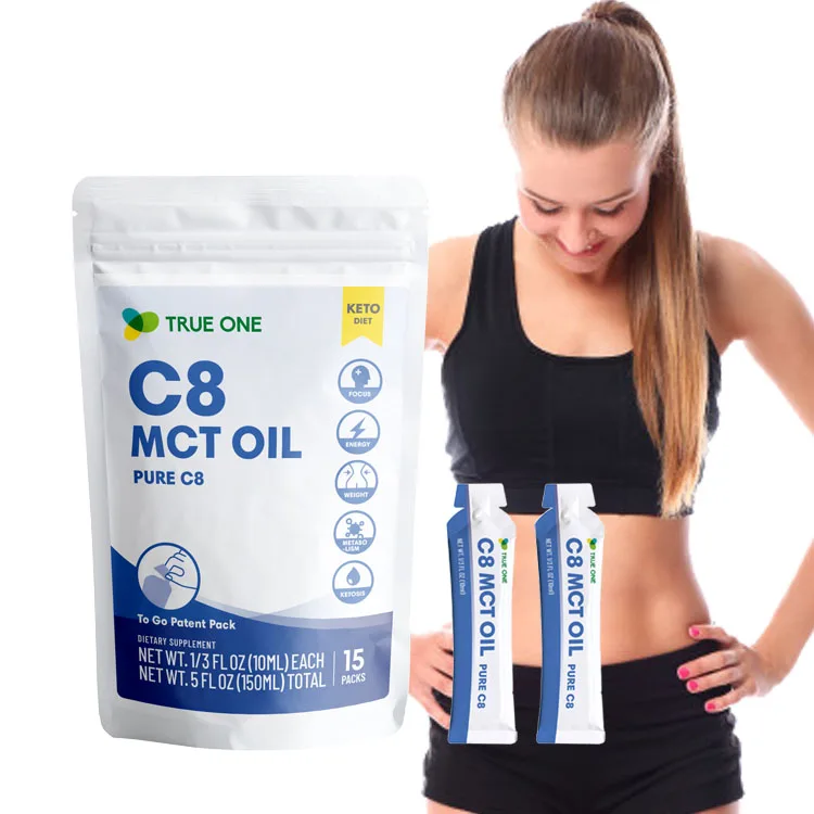 Diet supplement c8 nature plant derived keto palm mct oil