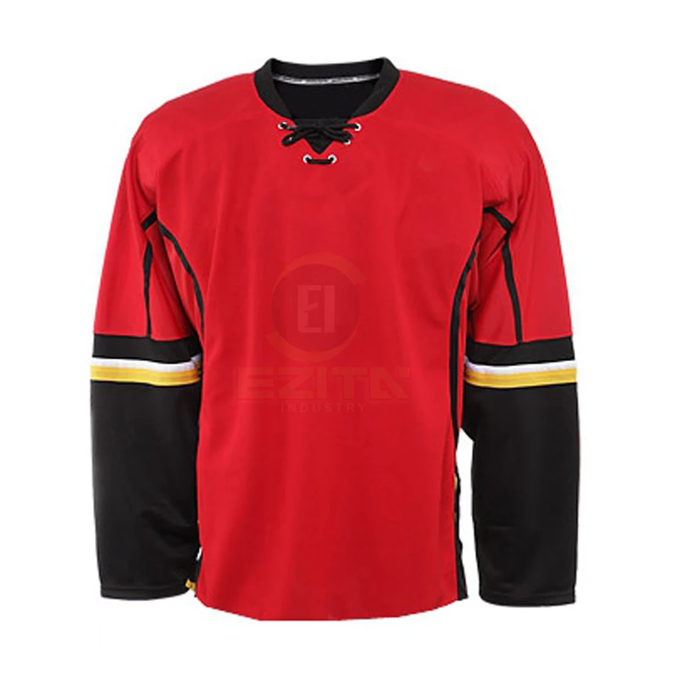 
Модная мужская футболка для хоккея с шайбой 