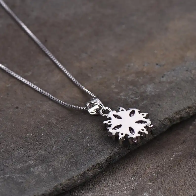 Rose Gold Multi-gemstone Necklace Unique Style Pendant 925 Sterling Silver Plated Sword Birthday Gift for Her