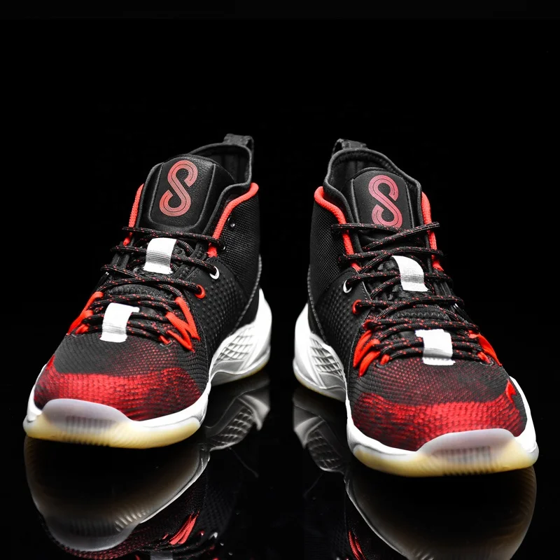 
US Men 6-11 Wholesale Team or Club Logo Custom Durable Comfortable Fashion Sneakers Men Sport Basketball Shoe 