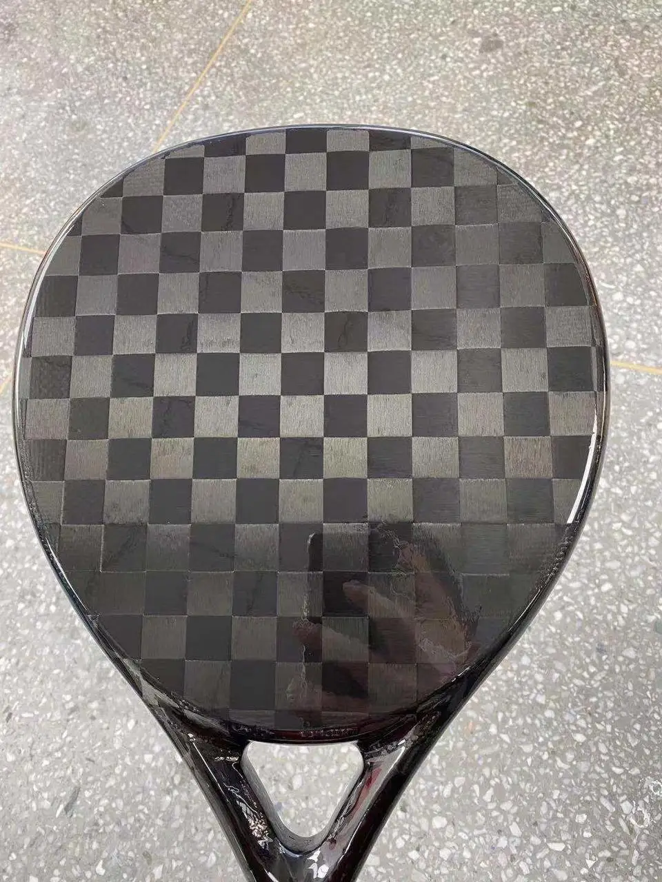 diamond/teardrop/round shape custom logo light weight high quality pro fiberglass carbon 3k 12k 18k padel racket