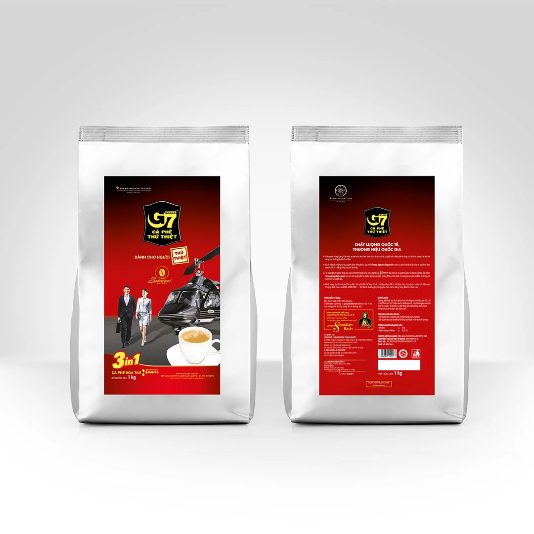 G7 3in1 Instant Coffee ( Bag 1kg) - Top instant coffee for Vending machines