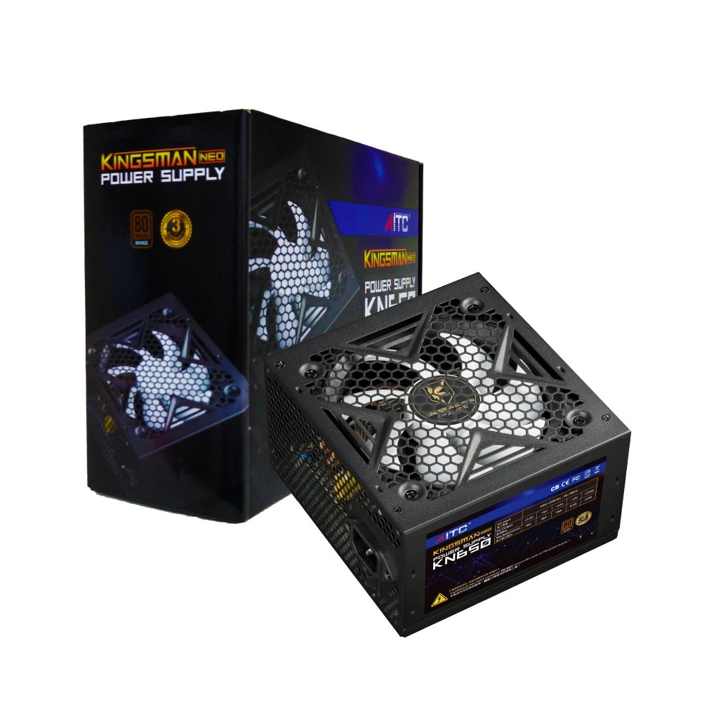 650W ATX PSU 80 PLUS BRONZE power supply for pc