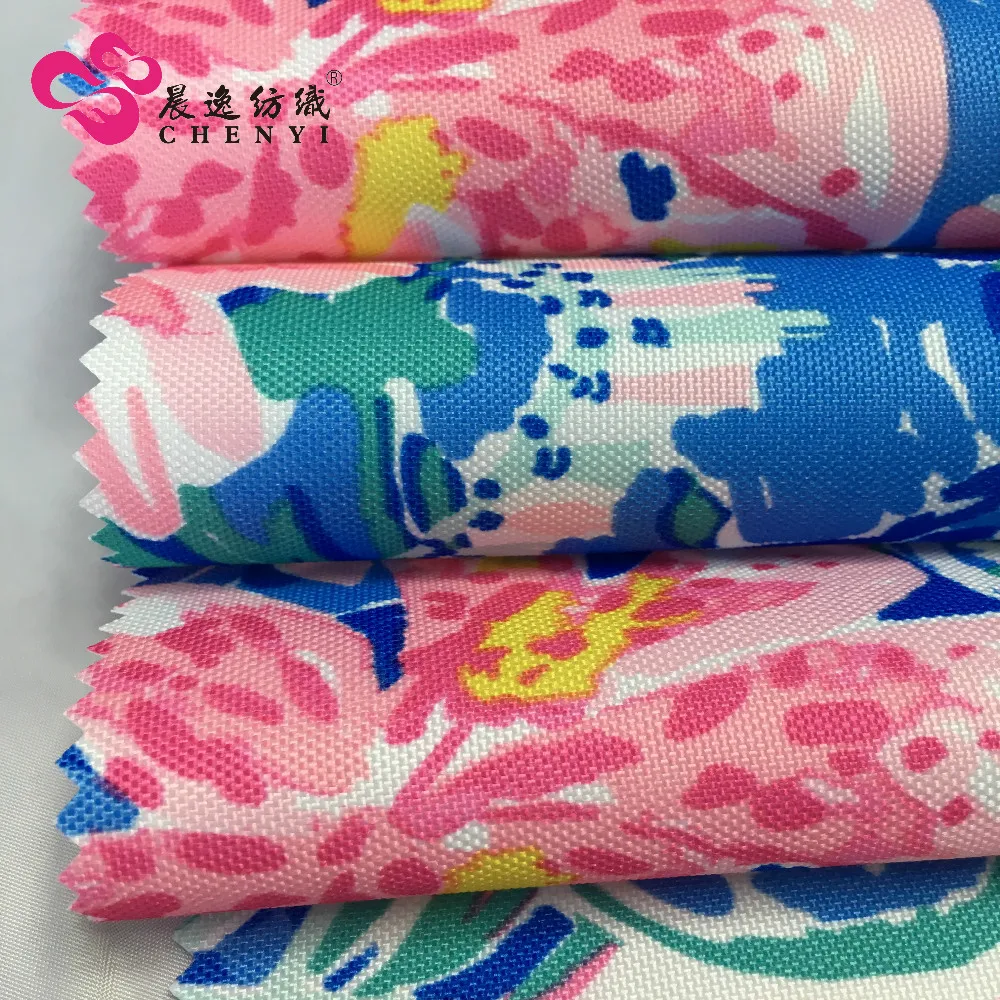 100% polyester 600D waterproof printed oxford fabric BAG FABRICS