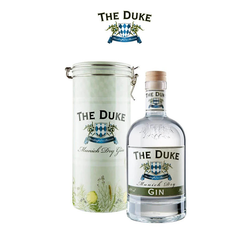 Factory Direct Supply Best Premium Quality The Duke Munich Dry Gin 70 cl and The Duke Round Metal Tin