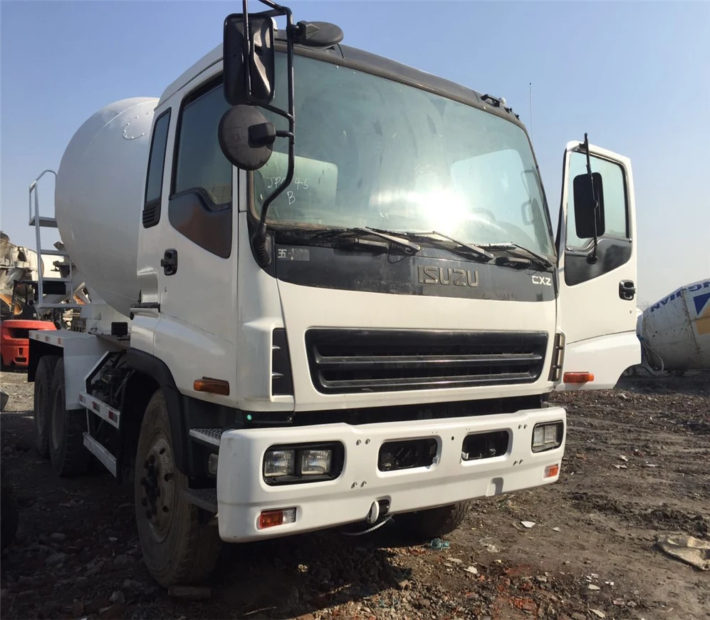 Used Concrete Mixer, ISUZU Diesel Concrete Mixer Truck for sale