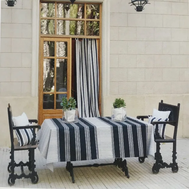 Ткань для подушки 100 раствор окрашенная Акриловая простая Водонепроницаемая пляжная Gsm стильная полосатая цветная палатка отличается весовой тканью