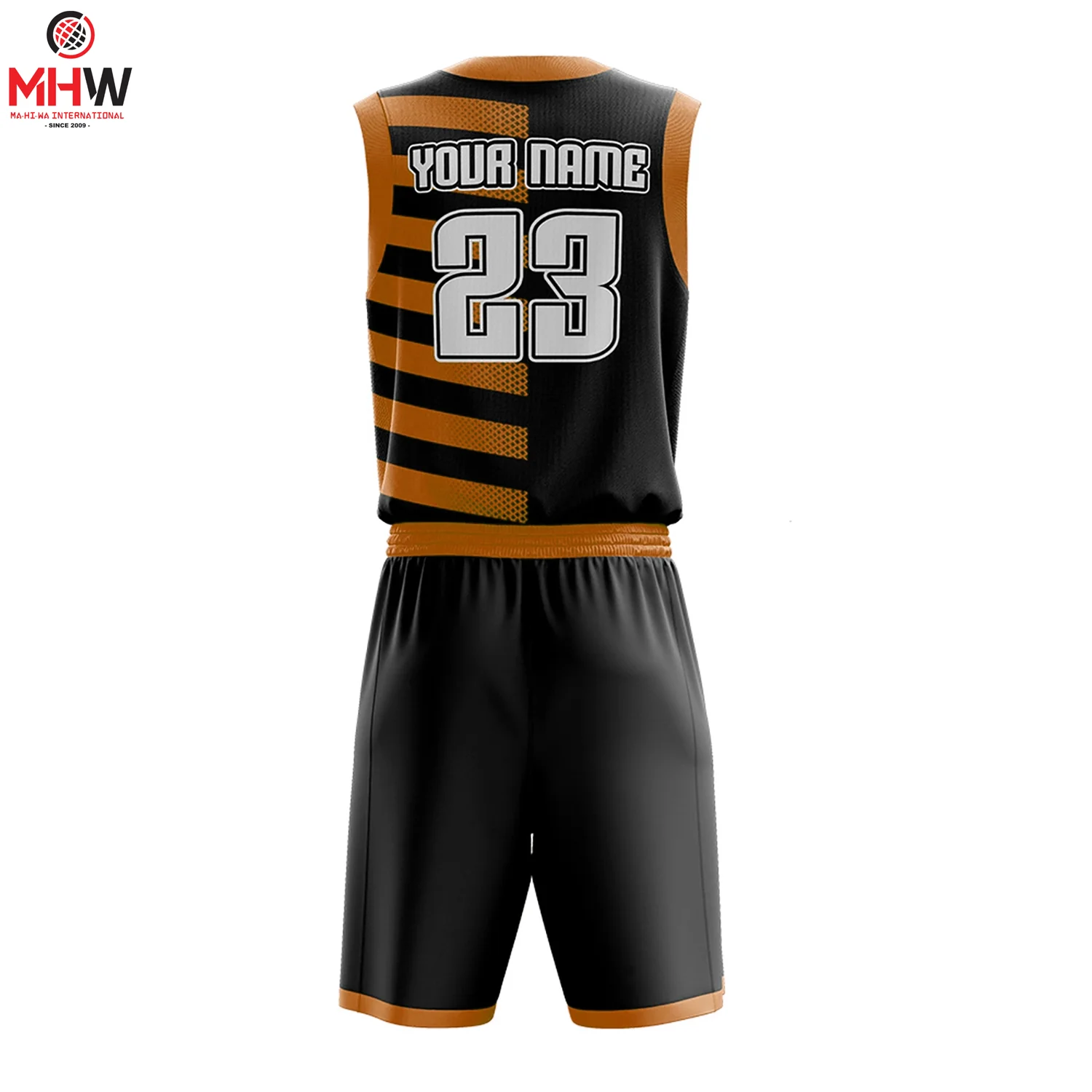  Дизайн баскетбольной униформы с полосатым рисунком индивидуальный именной номер для команды