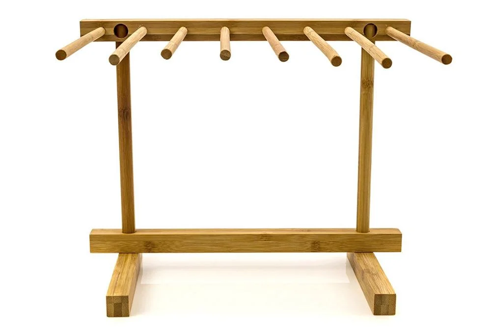 Традиционная кухонная сушилка для лапши из органического бамбука