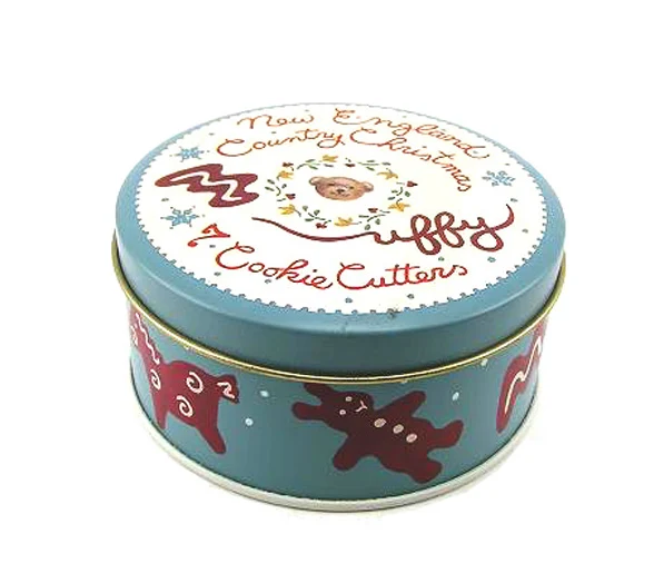 
Round metal tin box can food grade for cake chocolate candy cookie 
