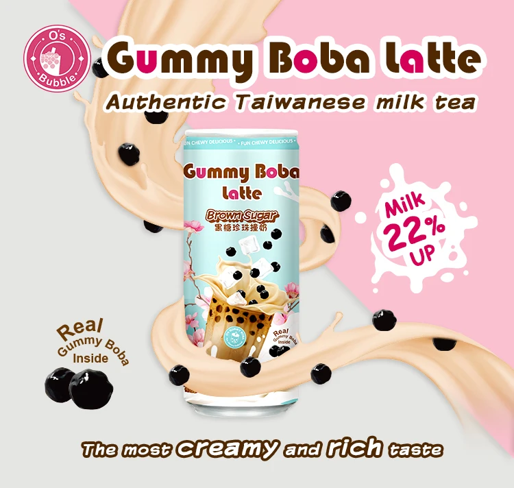 Taiwan 490ml best beverage bubble milk tea drink