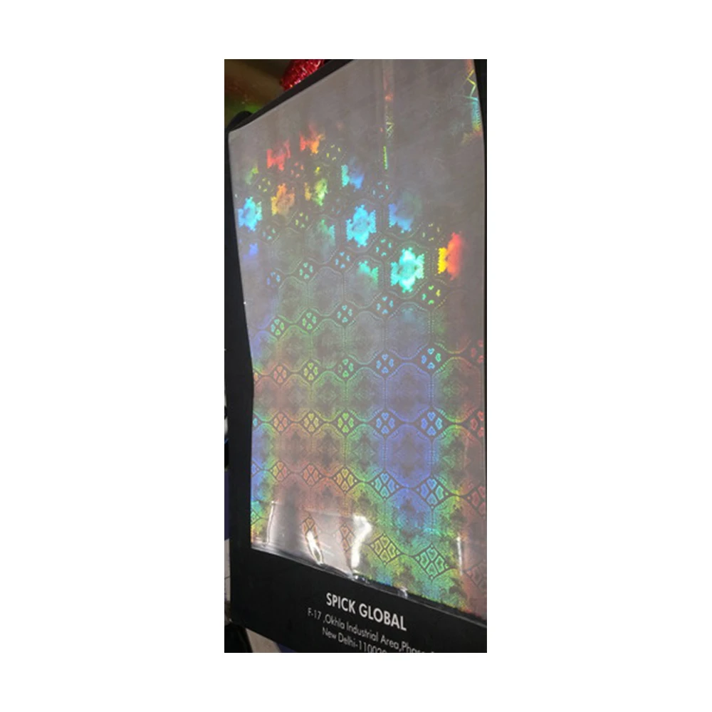 Hologram Rainbow Pattern Holographic Thermal Lamination Pouch Film