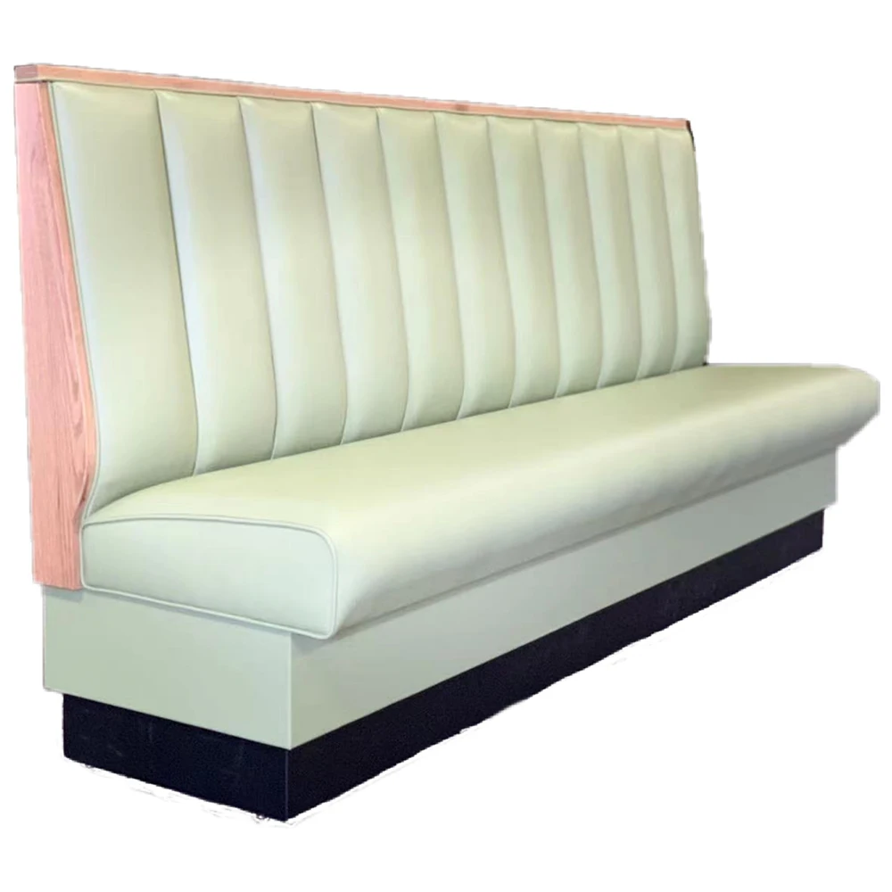 
MKLD Restaurant Wood Trim Booth Luxury Furniture Suppliers Restaurant Booth Sofa 