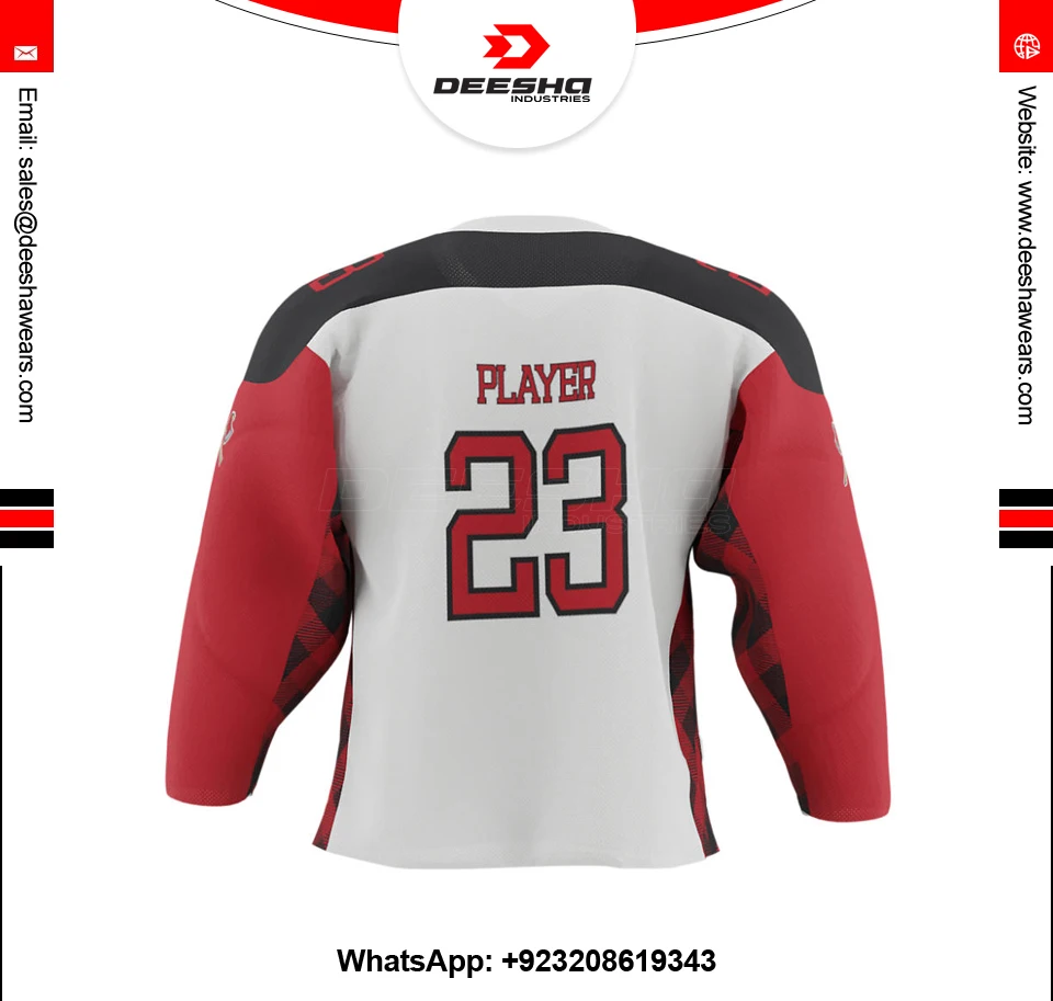  Sublimation Blank Ice Hockey Practice Jerseys Wholesale Uniforms Jersey