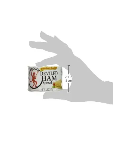 Яма Underwood Deviled Ham 4 25 унции (1 банка)