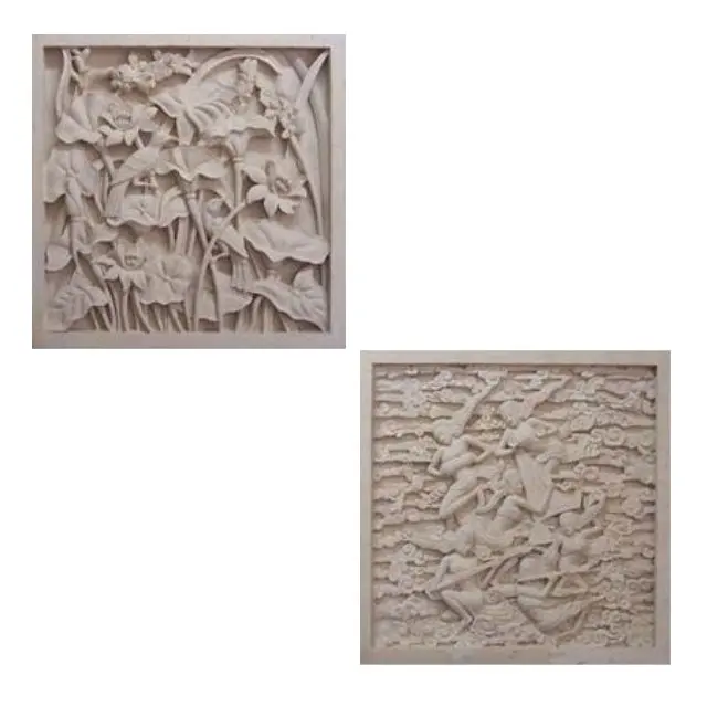 Рельеф из известняка индивидуальный дизайн рельефное украшение на стену искусство скульптура ручной работы резьба по Бали
