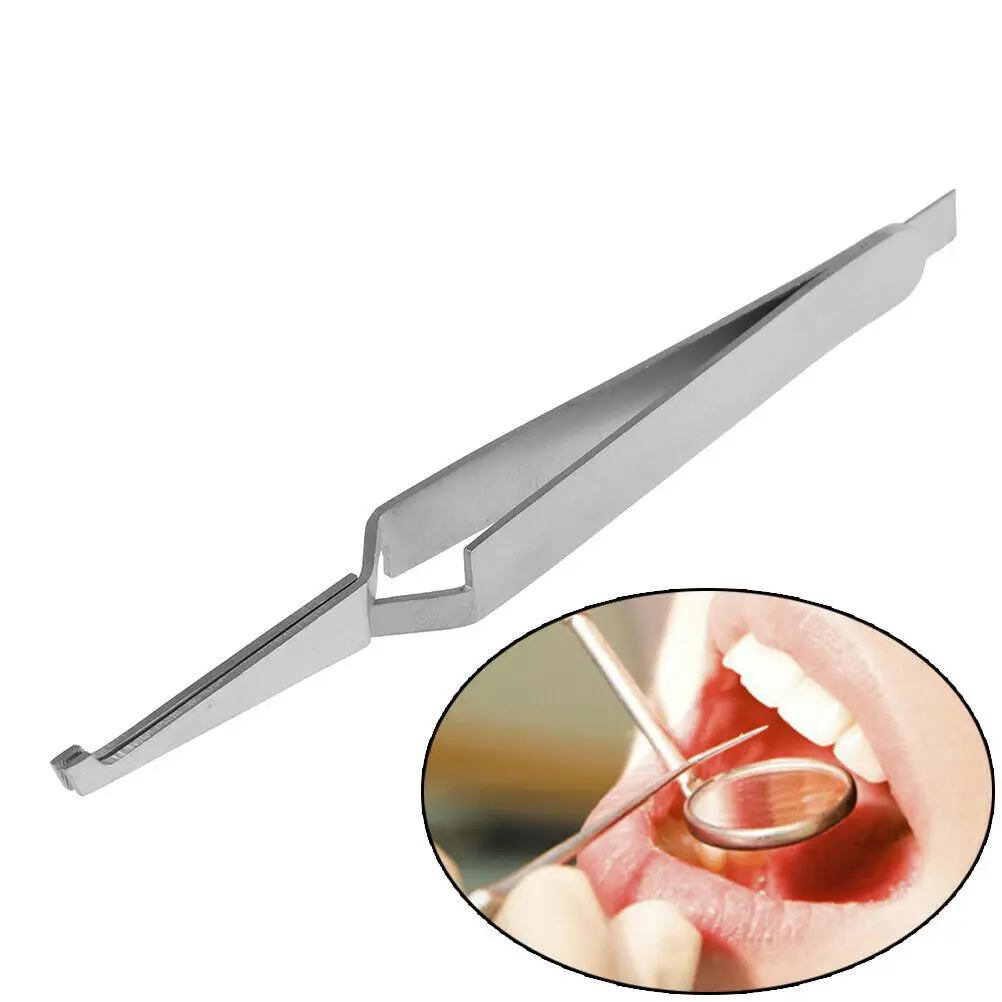 
Stainless steel dental bracket holder orthodontic serrated instruments by Homedica International 