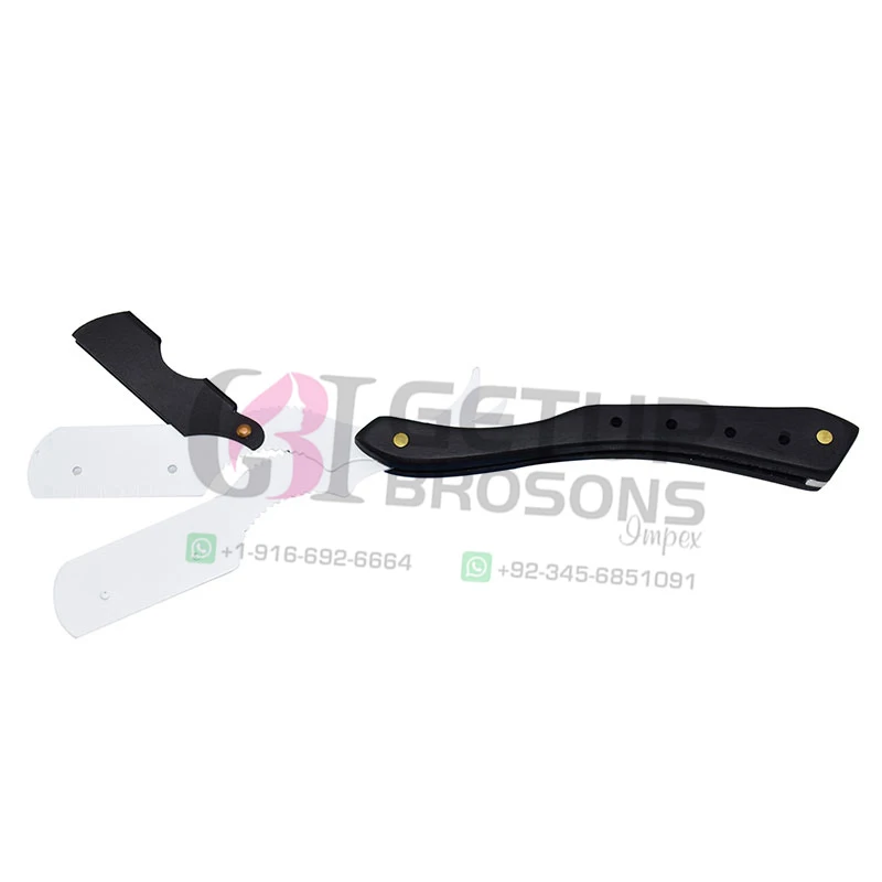 Top Quality Straight Razor Folding Barbershop Straight Blade Shaving Razor Double Edge Razor