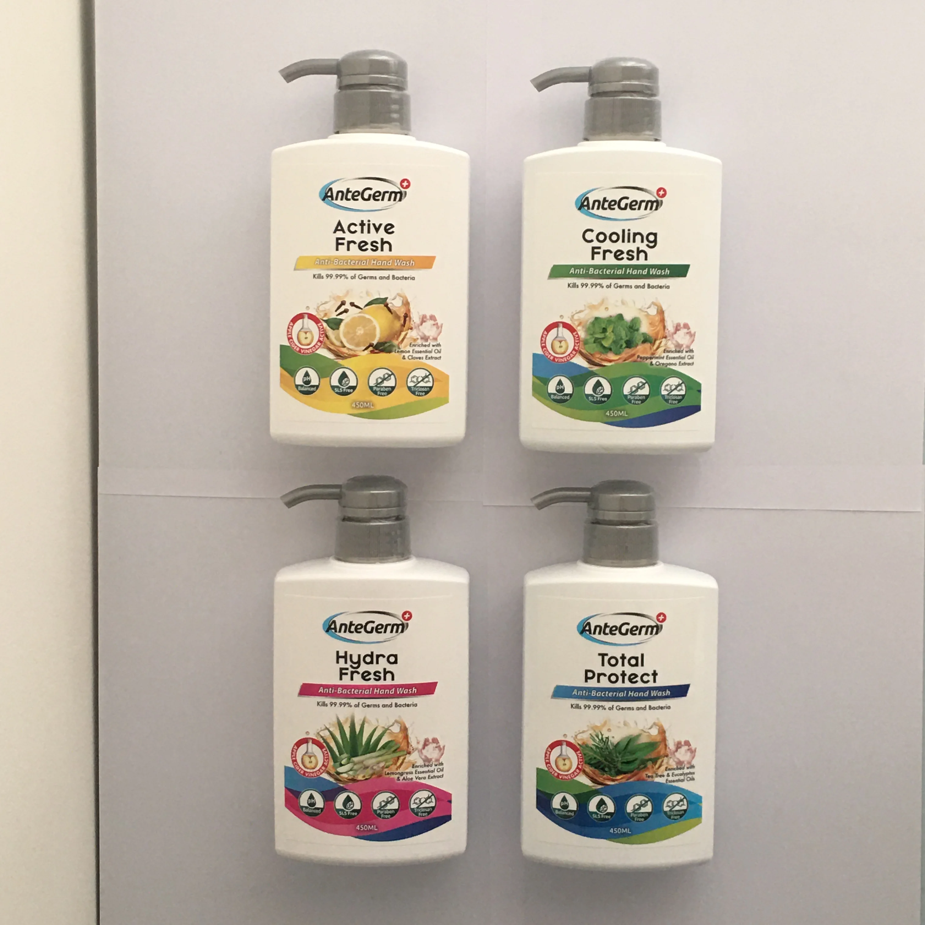 Malaysia OEM Hydra Fresh Hand Shampoo 450ml Liquid Gel for Strengthens Skin Barriers and Deep Hydration