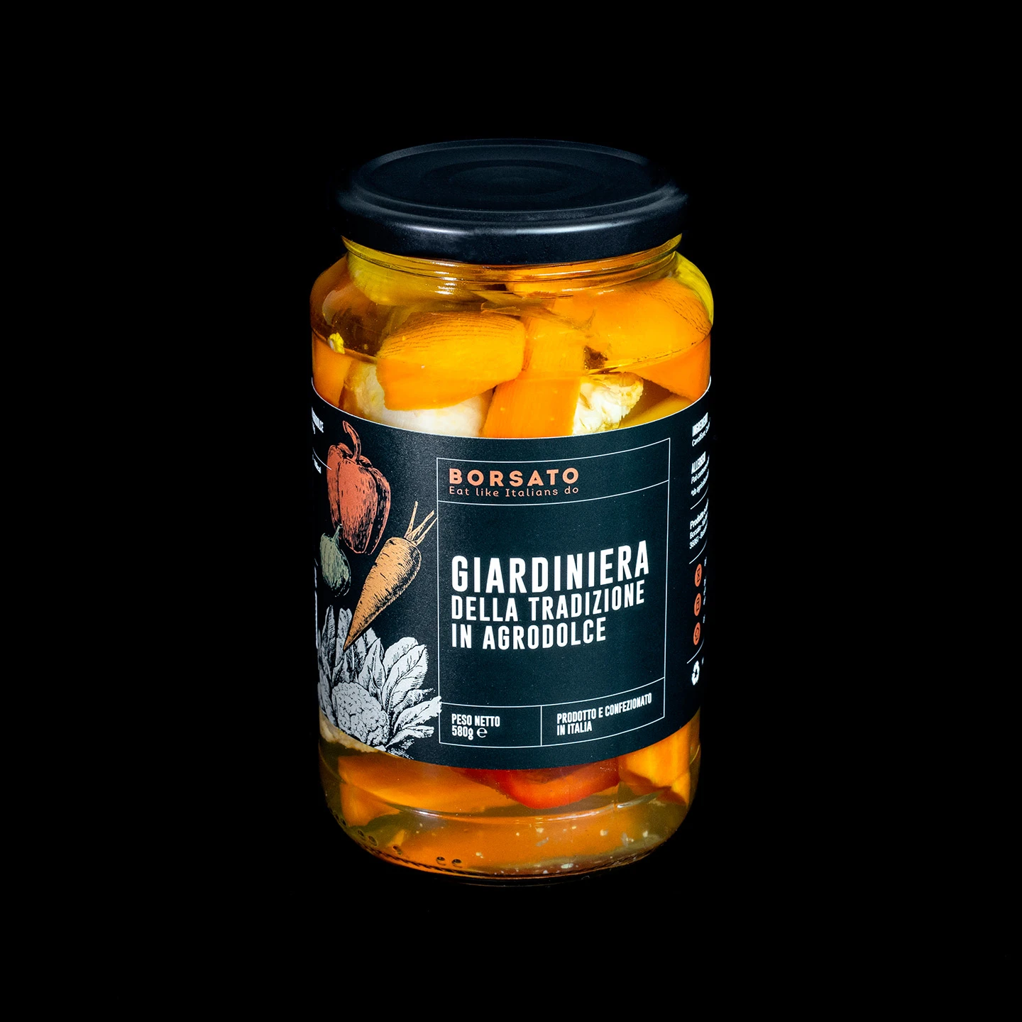 Традиционные «гиардиниера» с лучшими итальянскими овощами