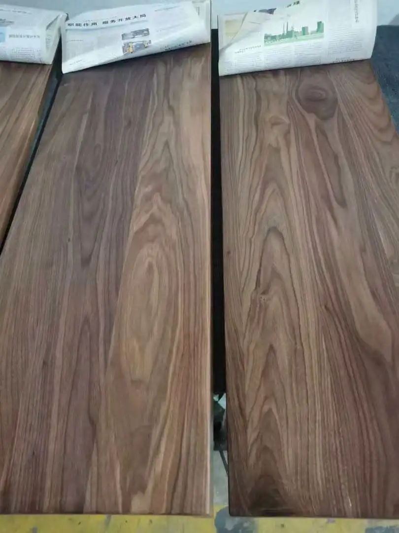 Natural American Walnut Solid Wood Interior Stair Step Treads