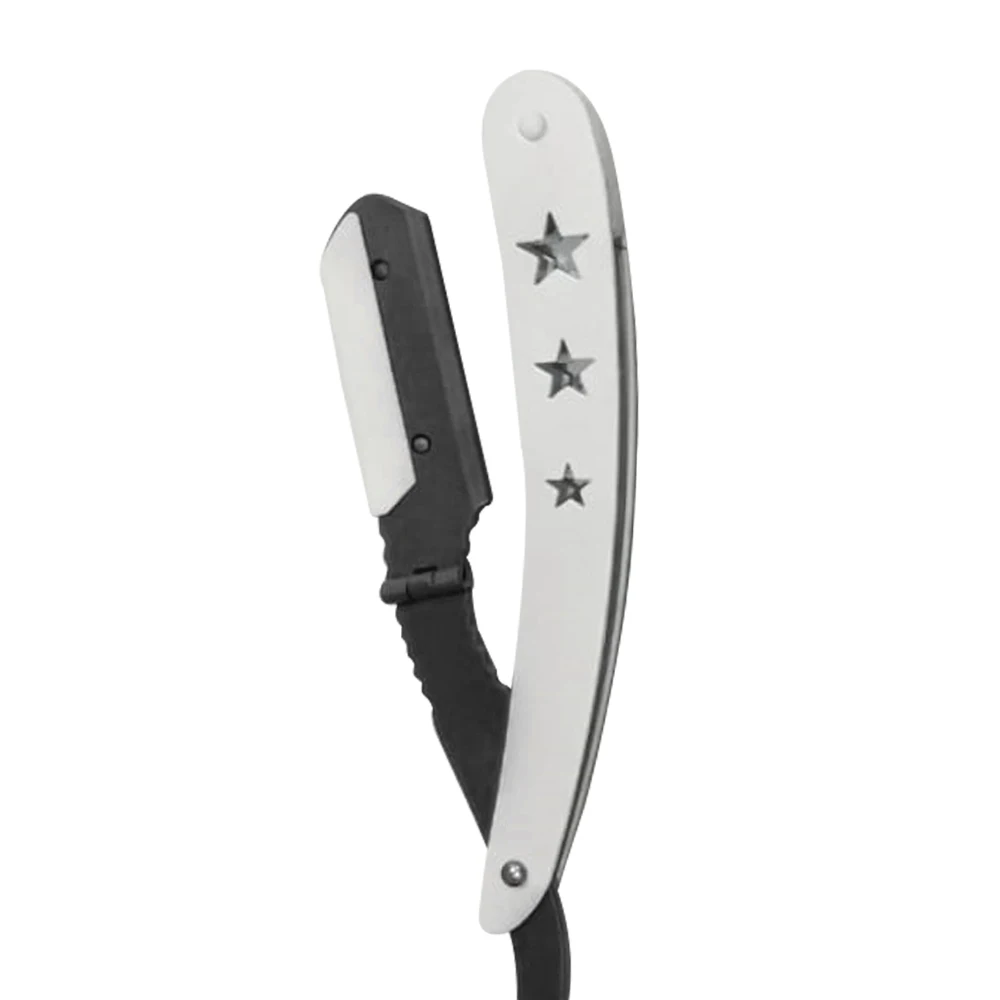 Professional Fashionable Manual Folding Knife Barber Straight Shaving Razor Single Edge Hair Shaper Barber Razor