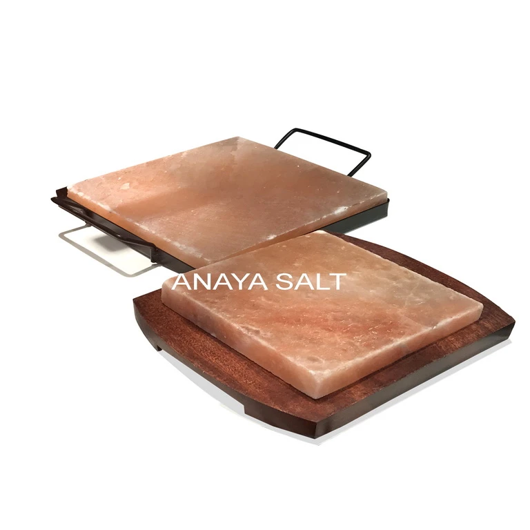 Himalayan Natural Pink Rock Salt Cooking Plates / Bar B Q Salt Slabs & Blocks