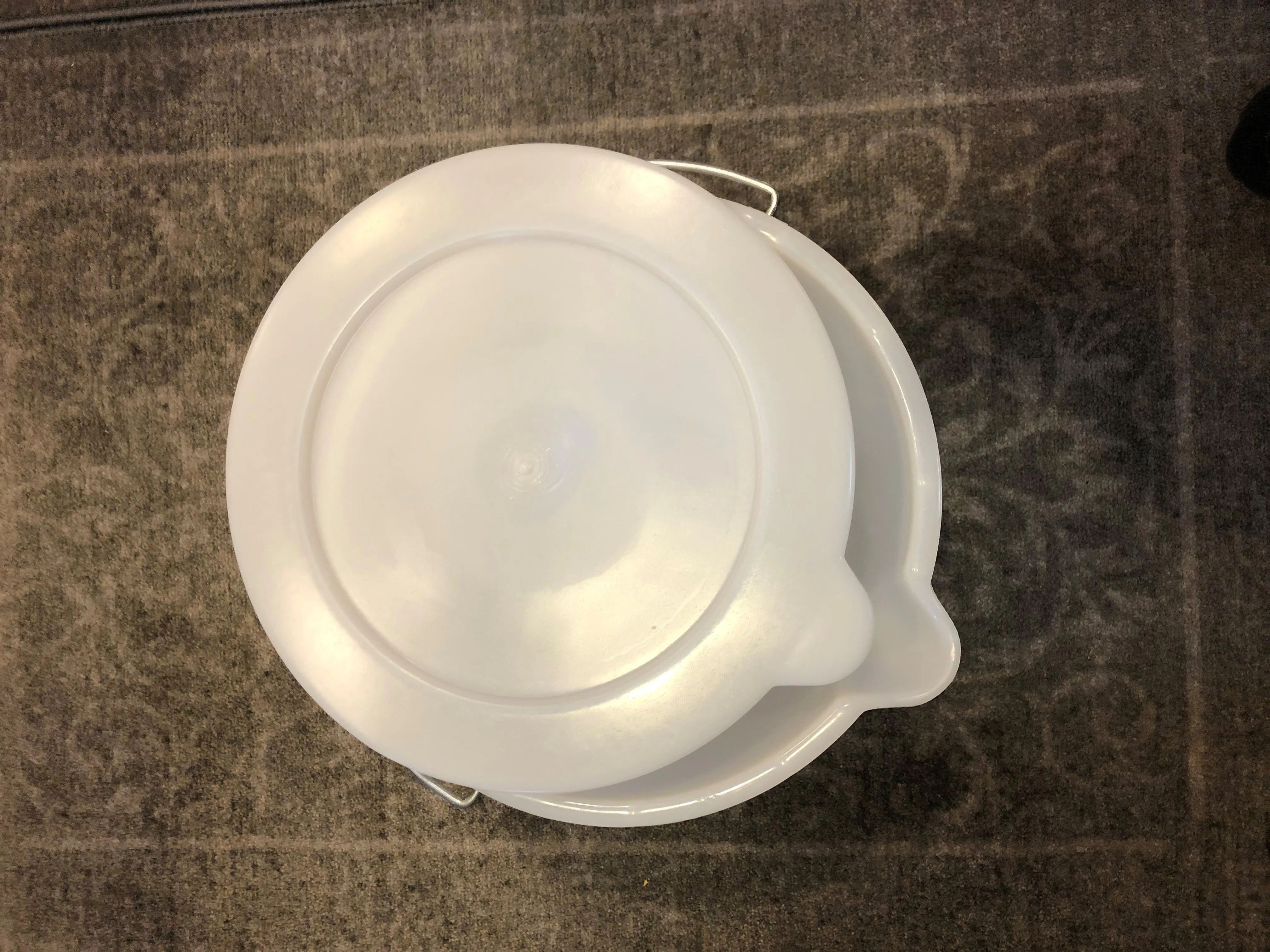 Cleaning Heavy Duty Thick Wall Construction Bucket Sealable Lid For Anti Spill & Handle