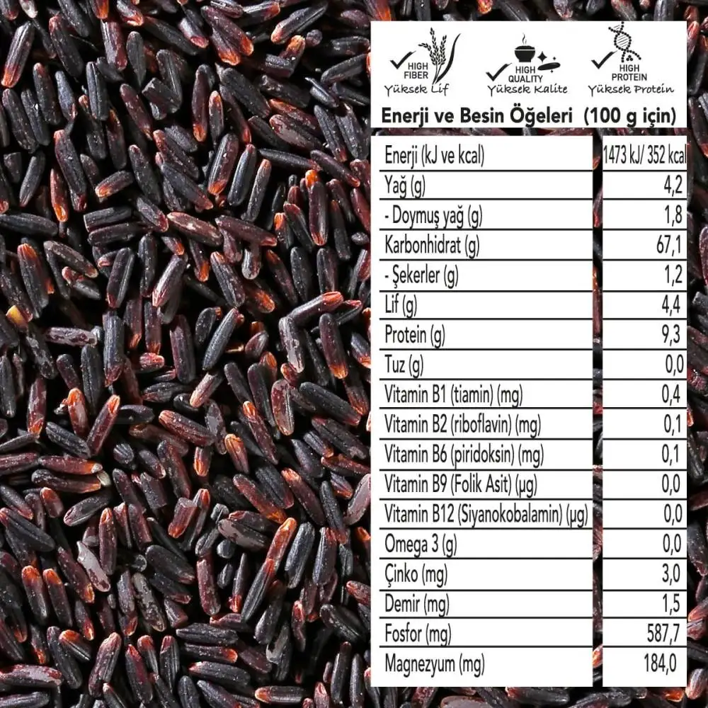
Best Price Wholesale Product - Hunkar Gurme Black Rice 