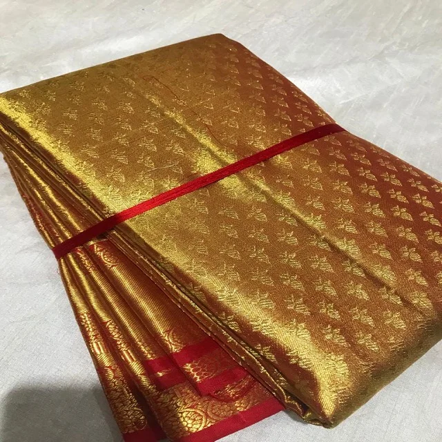 
Women pure kanchipuram silk saree 