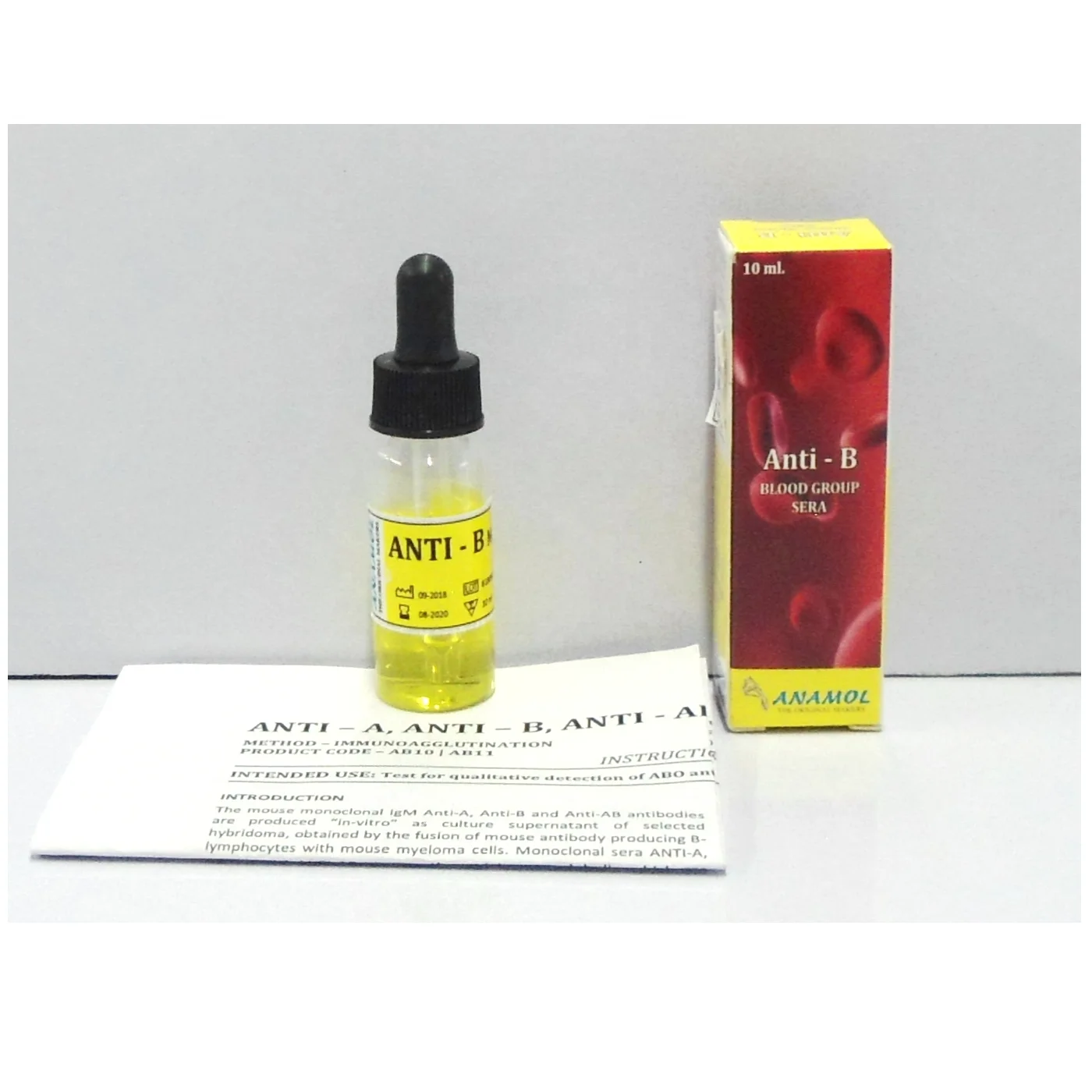 Blood Grouping Reagent Manufacturer 3x10ml Blood Test Kit
