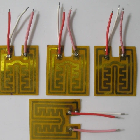 12V 24V 24V  Electric flexible  thin polyimide  PI Heating film heater