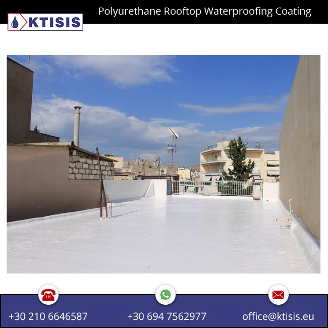 
Resistant to Ponding Water and Freezing Temperatures Polyurethane Waterproofing Coating for Roof 