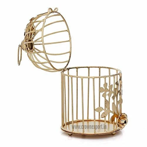 New Animal Pet Cage Bird Cages Indian Metal Hanging Parrot & Pigeon Cage For Indoor & Outdoor Decor For Garden House Decoration