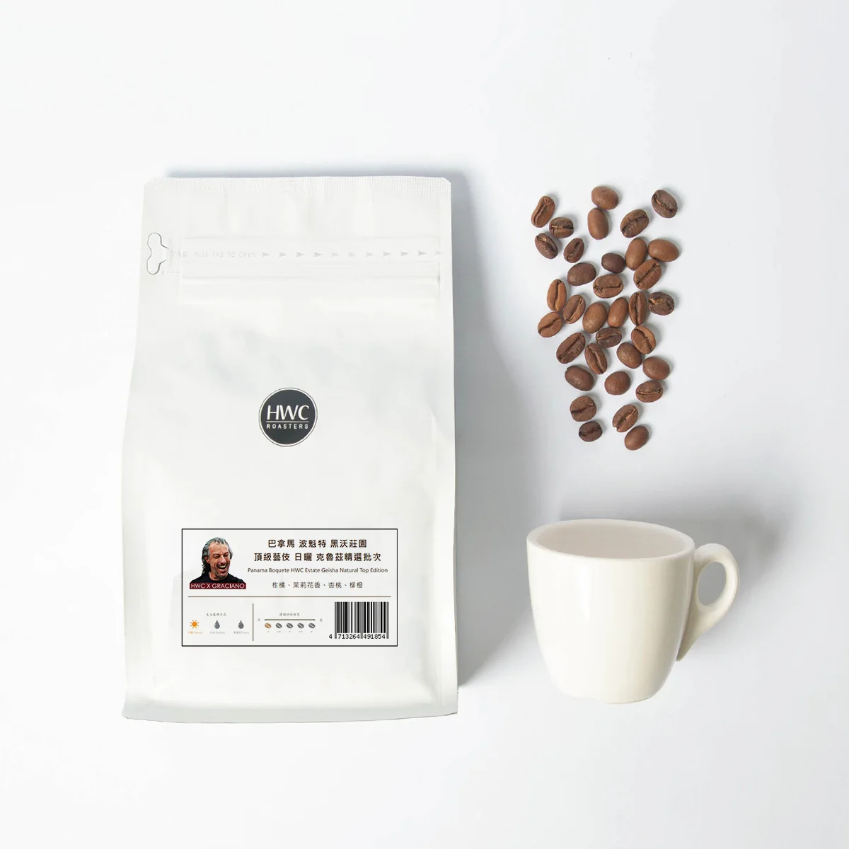 Премиум класса Панама Boquete HWC Estate Geisha натуральная верхняя эзиция жареные кофейные зерна