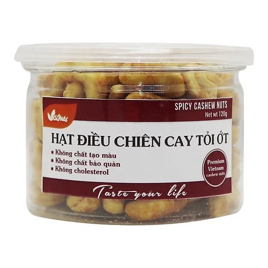 Hot Chili Roasted Cashew Nuts - Nutritious Flavored Cashew Nuts 99 Gold Data
