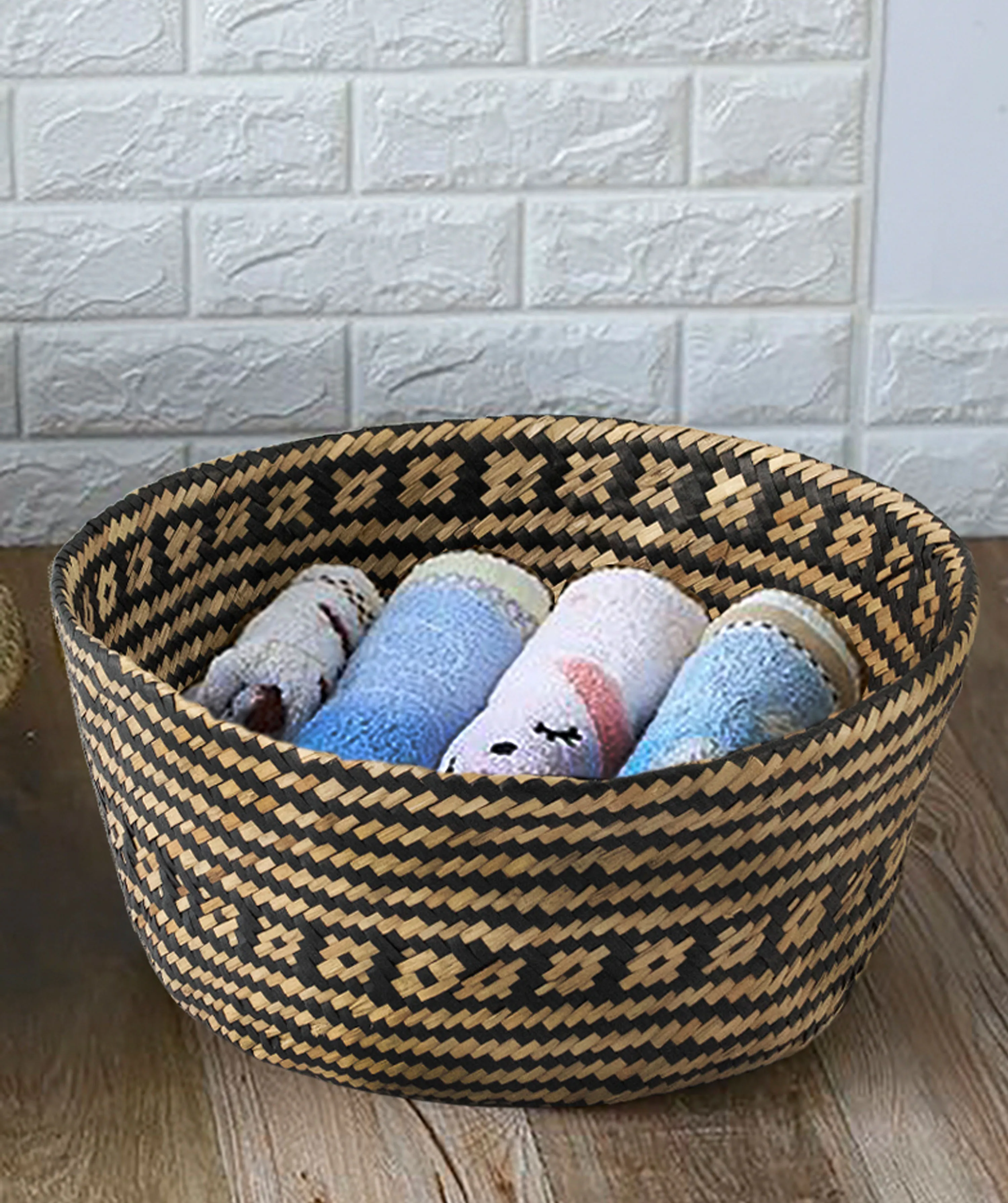 Seagrass Rattan Handmade Belly Basket Planter Storage Basket - High Quality Woven Wicker Belly Toy Laundry Basket from Vietnam