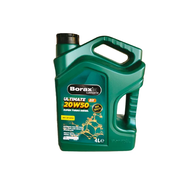 20W 50 FULL SYNTHETIC Resistant Engine Motor Oil High Quality Borax Lubricants for Gasoline and Diesel Vehicles 4L
