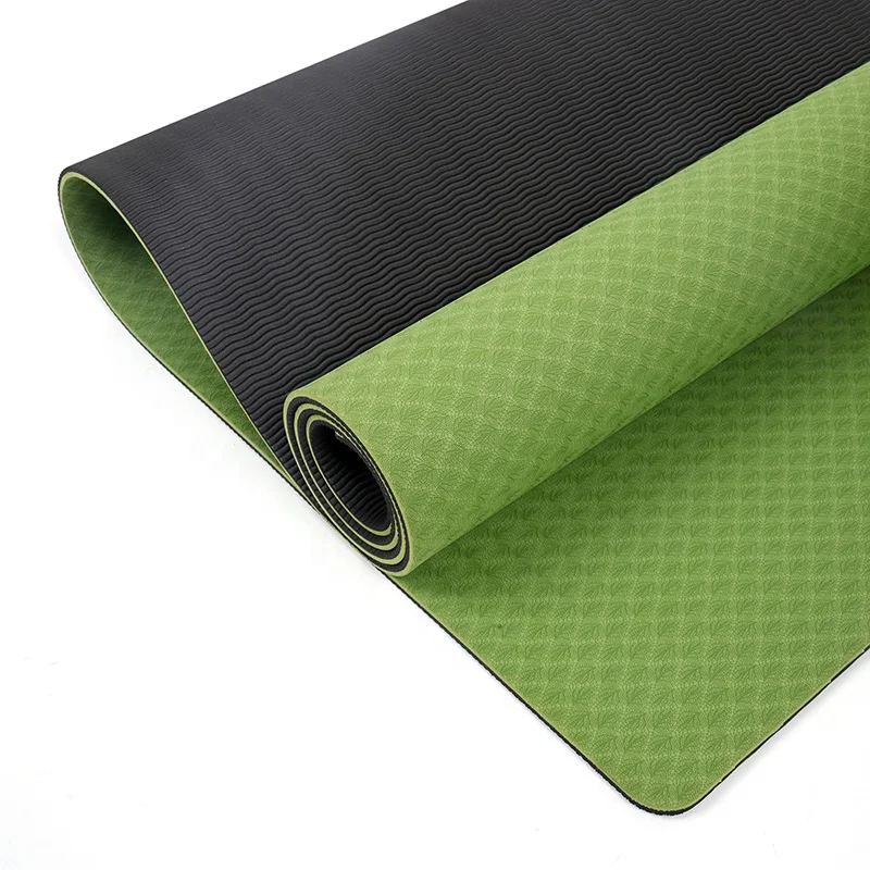 High Quality Anti Slip TPE 6mm Environmental Friendly Custom Printing Yoga Mat