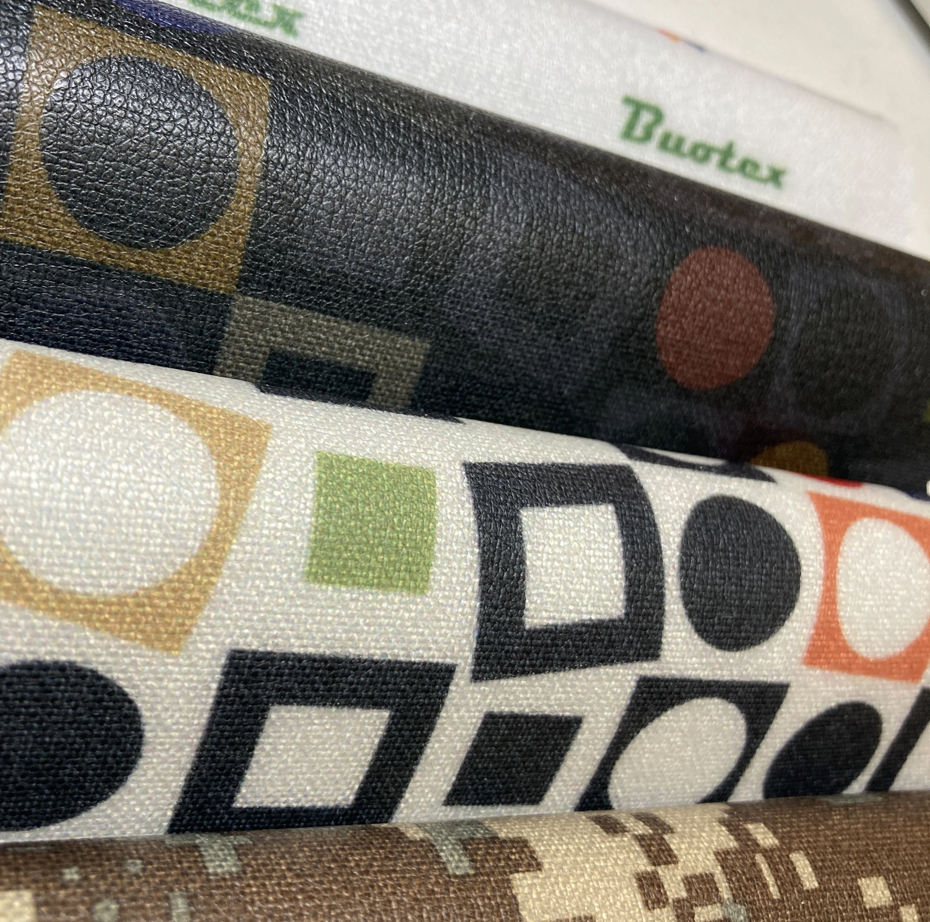 Переработанная полиэстеро-600Dx600D 80т/печати/ТПУ кожаный 0,30 мм OEKO-TEX